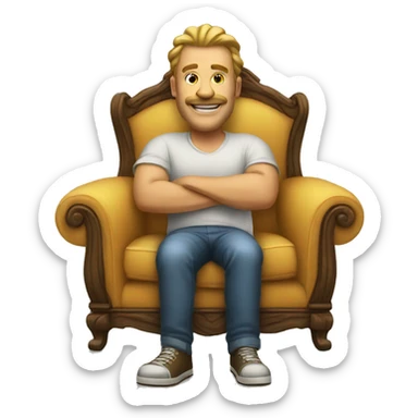 Sofa king sticker