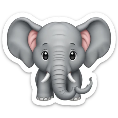 Elephant sticker