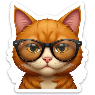 a bad kitty behind the helm of a boat. make the cat look devlishish with a pair of black ray bans wayfers on.  sticker