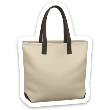 Tote bag sticker