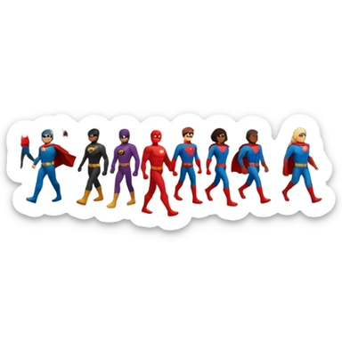 Superhero Street sticker