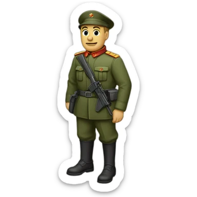 Soviétique Communiste soldats sticker