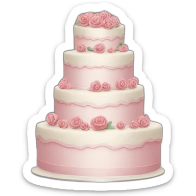 wedding cake sticker