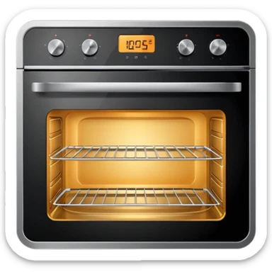 Oven sticker