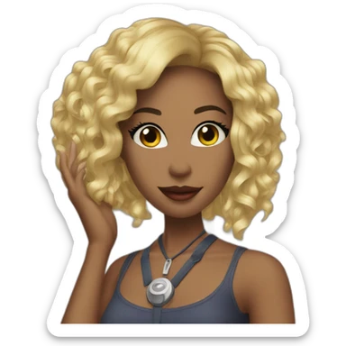 Dj miss monique  sticker