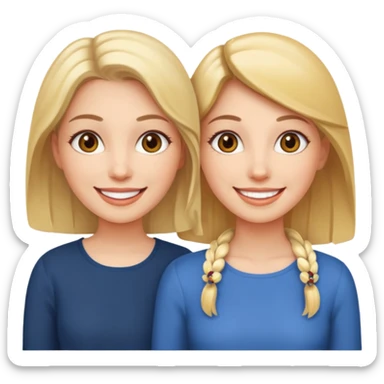 Ma meilleur amie et moi (femme) sticker