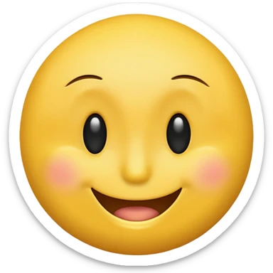 Emoji, smiley face with 1 eye closed sticker