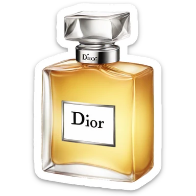 Dior perfume sticker