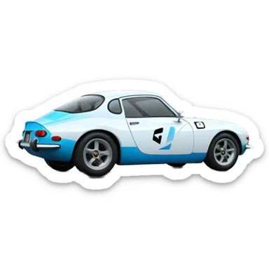 alpine A110 sticker