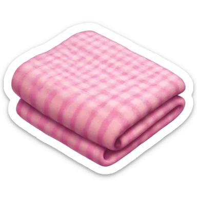 Pink blanket winter sticker