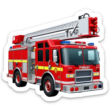 Fire Engine - Pierce Enforcer Pumper (Model Year: 2021) (Iconic colour: Red) sticker