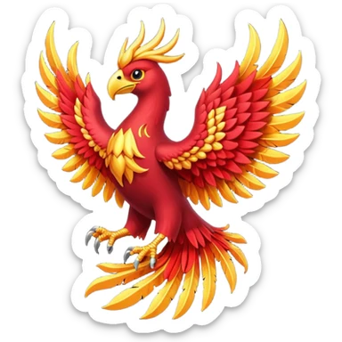 Fenix sagrado sticker