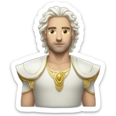 white godness sticker