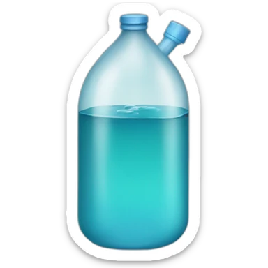Bouteille d'eau sticker
