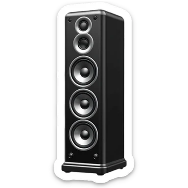 speaker tower sticker