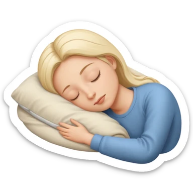 Sleeping pls sticker