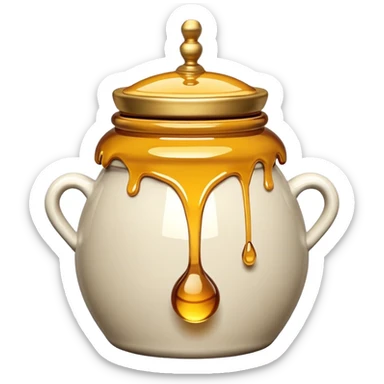 Honey pot sticker