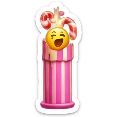 Candy meets heater sticker