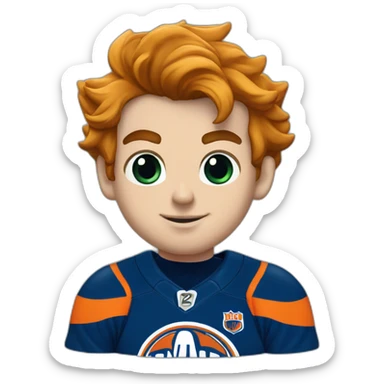 Connor McDavid in Edmonton sticker