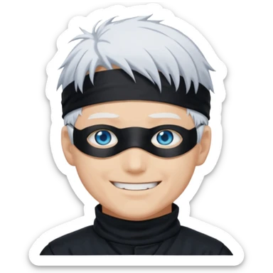 Gojo satoru from anime Jujitsu kisen sticker  sticker