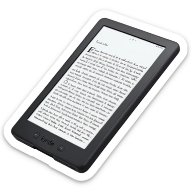 Kindle e-reader sticker