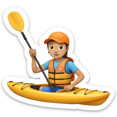 Kayaking sticker
