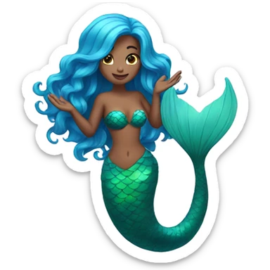 MERMAID sticker