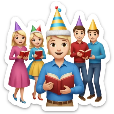 I love working with kids. I'm a teacher.  I love reading books.  I love spending time with my family. I love to dance. sticker