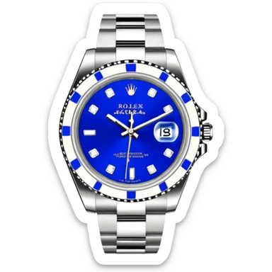rolex wysadzany diamentami sticker
