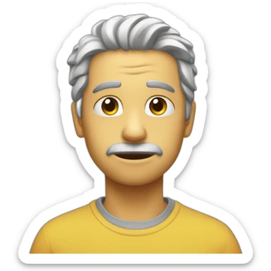 Triste y feliz sticker