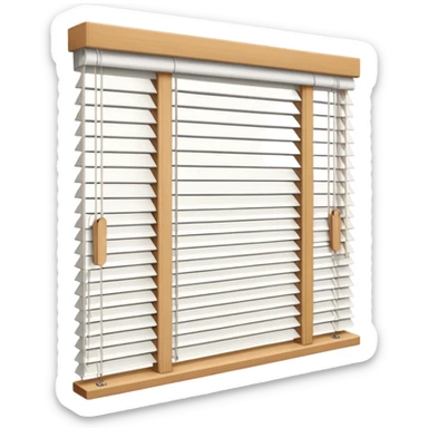 vertical venetian blinds sticker