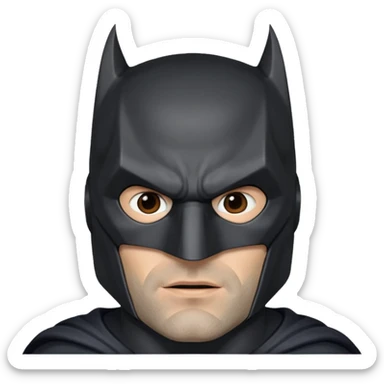 ben affleck batman with mask sticker