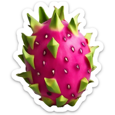 Dragon fruit sticker