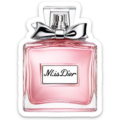 Miss dior perfume sticker