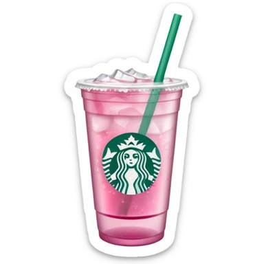Starbucks pink drink  sticker