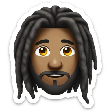 Nonchalant Dreadhead  sticker