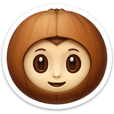 hazelnut sticker