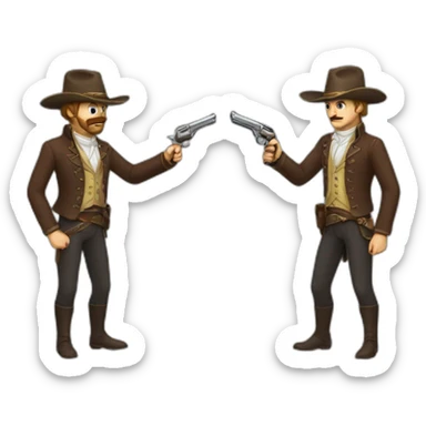 duel-with-pistols sticker