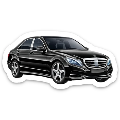Mercedes-Benz luxury car sticker