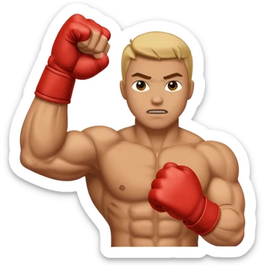 
right fist strike sticker