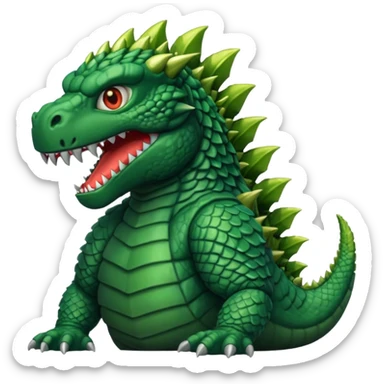 Godzilla sticker