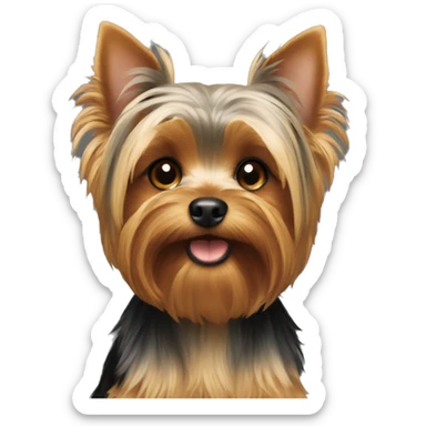 Yorkie dog  sticker