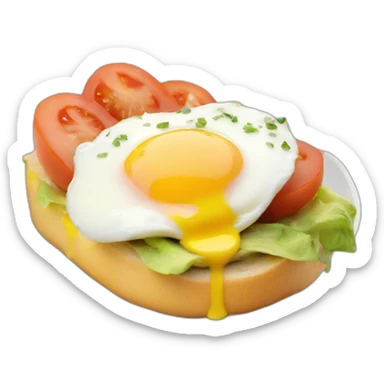 Egg Benedict sticker