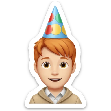 Levi ginger at Disneyland happy birthday sticker