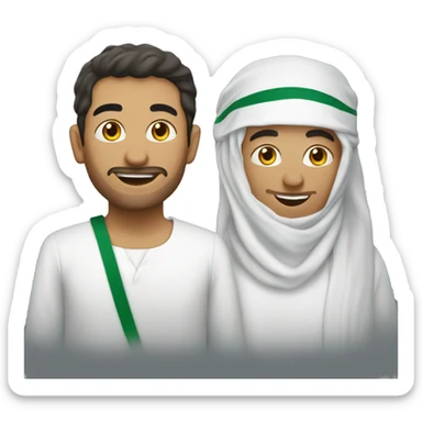 Algerian with a karakou  sticker