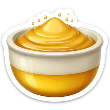 fat grease in small bowl sticker