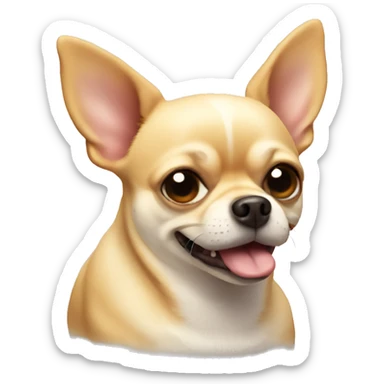 Very fat fake chihuahua  sticker