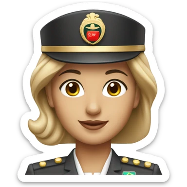 Emirates airlines stewardess sticker