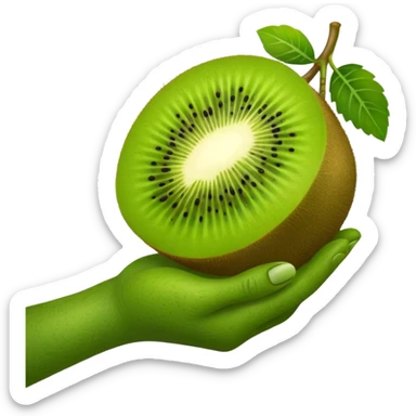 Kiwi hand promise sticker