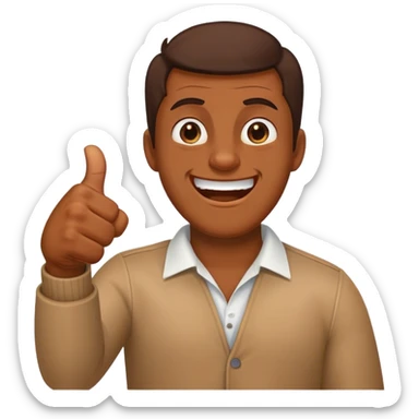 thumbs down laughing sticker